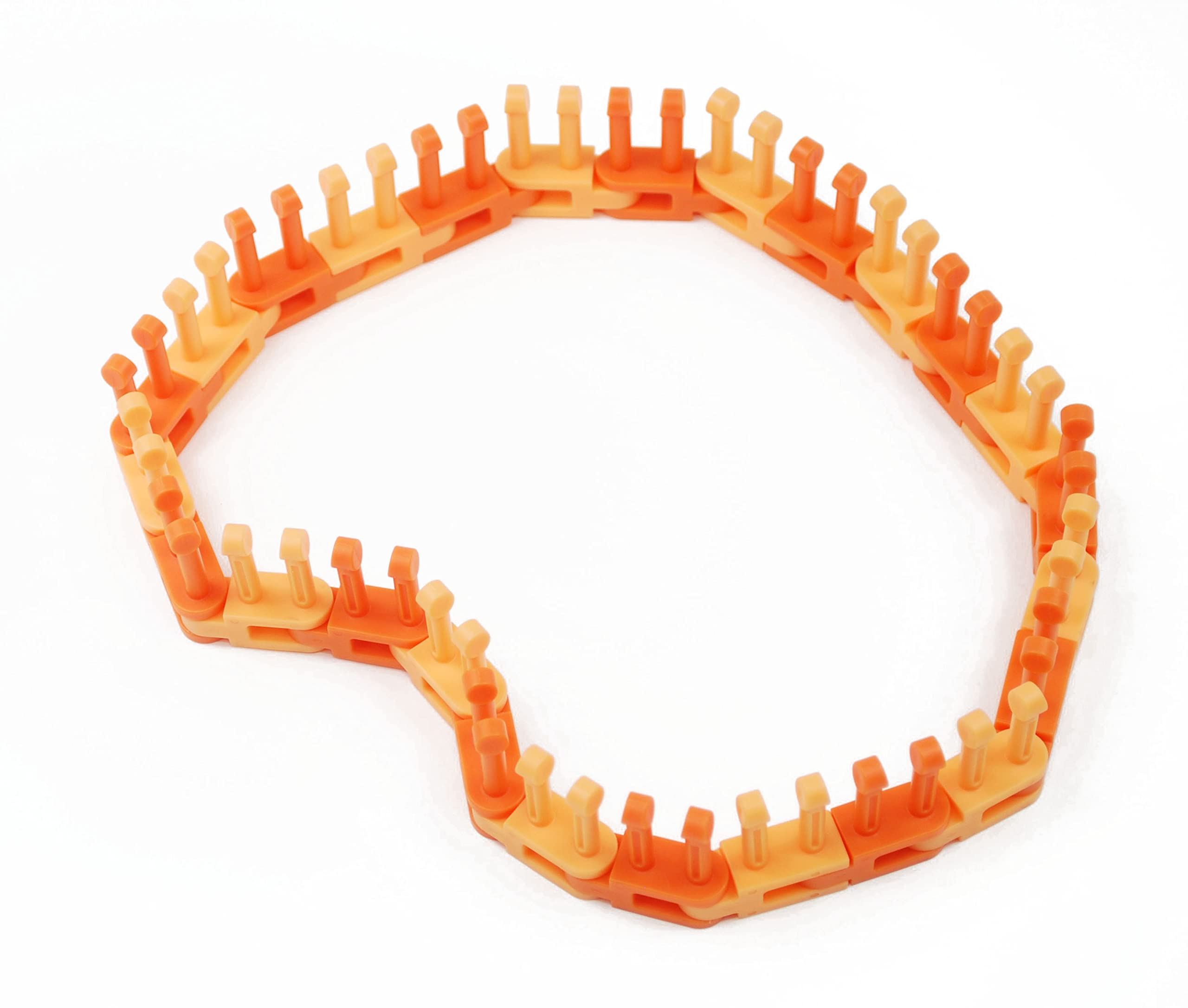 Authentic Knitting Board Flexee Loom Links Regular, Regular Gauge, for Medium Weight Yarn, 42 Links, 84 pegs