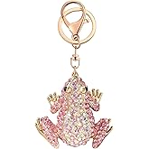 Cute Keychain Women Key Chains For Car Kawaii Anime Crystal Bling Pink Keychains Ring For Bag Purse Charm Accessories