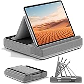 Viozon Coussin De Support Pour Tablette, Compatible Avec Téléphone/tablette De 4,7 à 13", IPad, IPhone, Samsung, Google, Kindle, Support De Téléphone Réglable à 360° Pour Lit Avec Tissu En Peluche