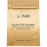 Pure Original Ingredients Inulin FOS Powder (8 oz) Always Pure, No Fillers Or Additives, Lab Verified