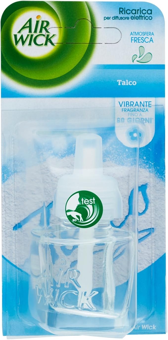 Air Wick Ricarica per Diffusore Elettrico, Talco, 19 ml Amazon.it