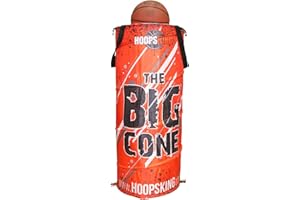 HOOPSKING Big Cone Sports Training Cone for Basketball, Soccer, Football, & Lacrosse
