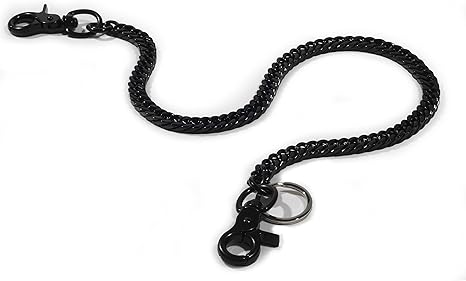 Ruth/&Boaz Block chain Stainless Steel Key Chain Wallet Chain