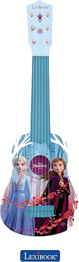 Lexibook Frozen My First Guitar 21 inch Nylon Strings Guide Included Blue K200FZ view 4