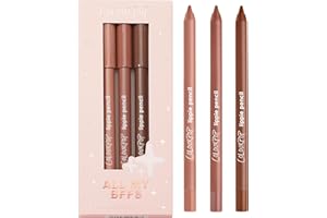 ColourPop All My BFFs Lippie Lip Pencil Kit - High-Pigment, Long-Lasting & Sharpenable Lip Liner with High-Impact Color - Includes Shades BFF, BFF 2 & 3 (3 Count)