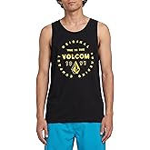 Volcom Men's Graphic Tank Top &ndash; Soft Cotton Sleeveless Shirt with Logo Print