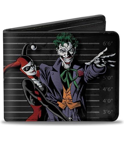 Amazon.com: Buckle-Down mens Buckle-down Pu Bifold - the Joker