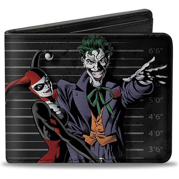 Amazon.com: Buckle-Down mens Buckle-down Pu Bifold - the Joker