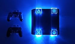 Wall Mount for PS4 PlayStation 4 with Multicolor