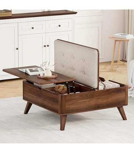 Coffee Table With Hidden Storage Baxton Studio Garan Modern