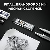 Nicpro 600 Pcs Lead Refills 0.5mm HB Mechanical Pencil Refills 60 Pack Tube view 3