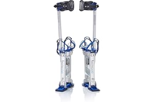 Installoo Stilts, Hight Adjustable, Drywall Painter Ceiling Work, Non Slip, max. Load 265 lbs (Profi-Line, 18-30 inches)