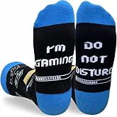 Funny Socks Novelty Gift for Men Gaming Hunting Fishing Gifts for Dad Grandpa Gaming Stuff for Gamer