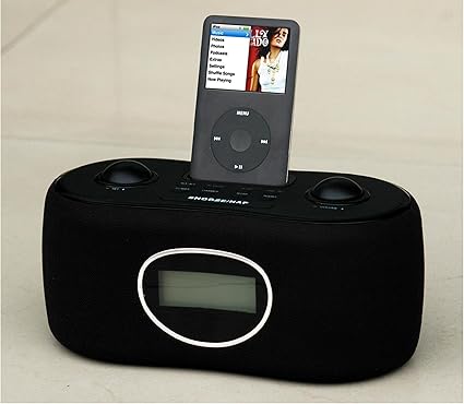 Carrefour Dks452 Clock Radio With Docking Station For Ipod Iphone Black Amazon Co Uk Audio Hifi