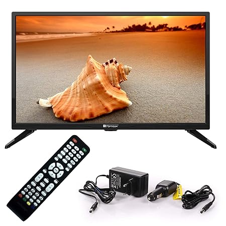 Red Opticum LE-24Z1-24 Zoll (61cm) LED TV 12V und 24V Betrieb/Trippel Tuner- DVB-S2, DVB-T2, DVB-C/CI+ Steckplatz/Hotel Mode 