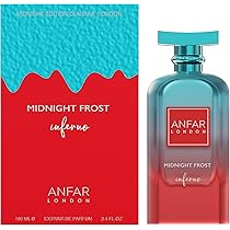 ANFAR Midnight Frost (Rasasi Hawas系) Anfar London - Midnight Frost Intense for Women - 3.4 oz Extrait