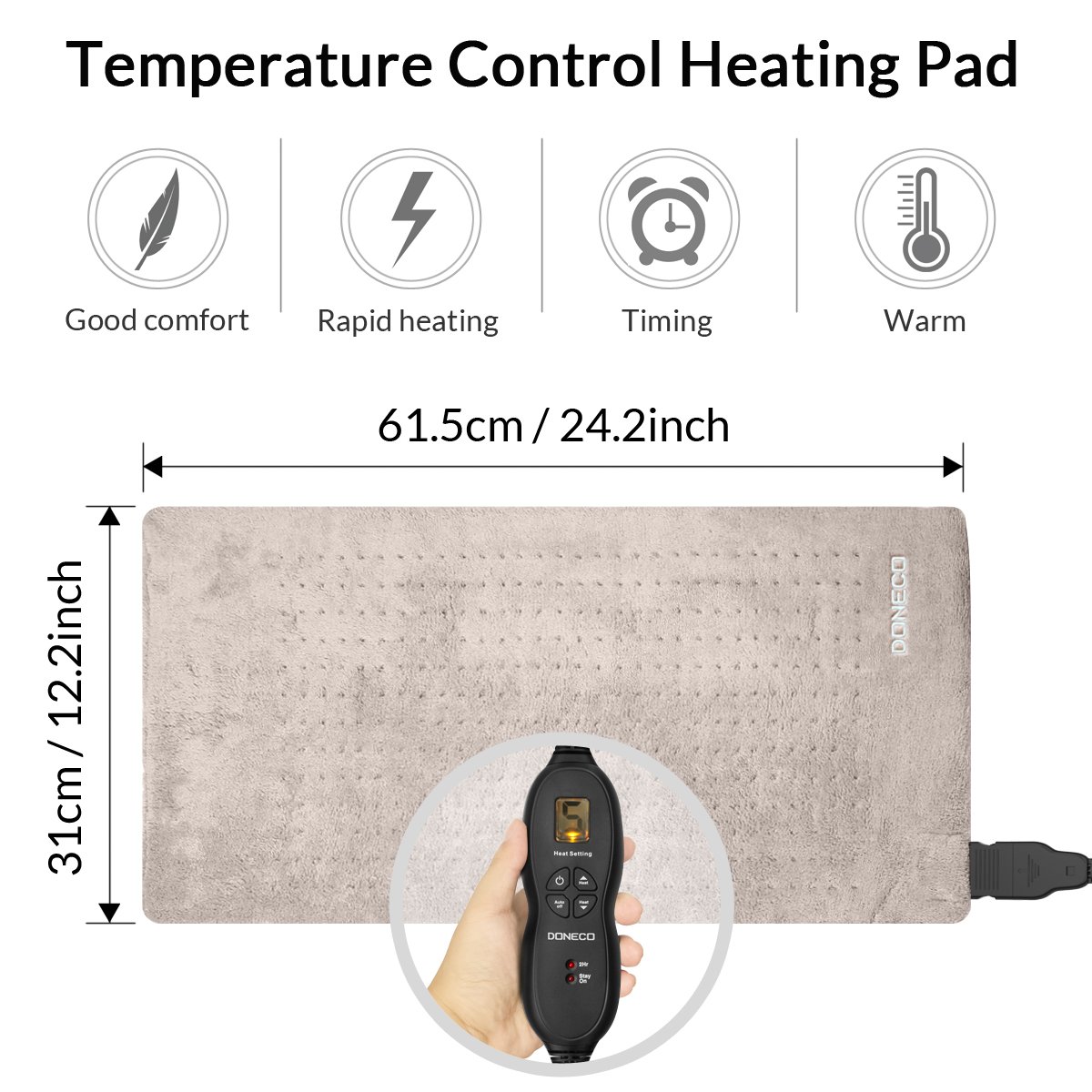 Best Electric Heating Pad 2019 (Buying Guide & Top 9 Reviews)