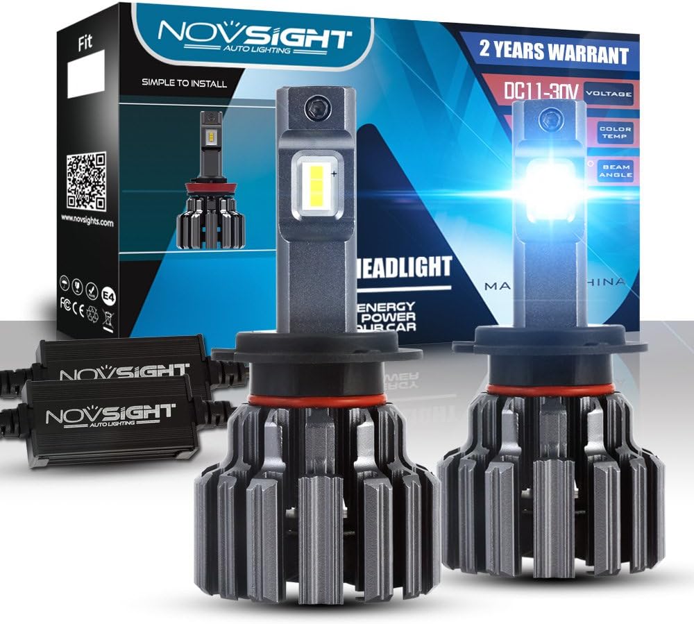 AmFor H7 LED Headlight Bulb 80W Brig Product Novsight 15000Lumens Super
