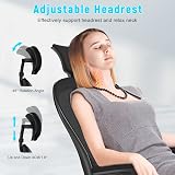 nasapaluro Office Desk Chair Ergonomic High Back with Adjustable Headrest view 3