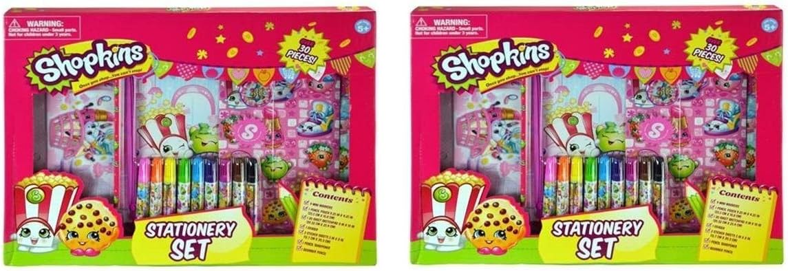 shopkins stationery set