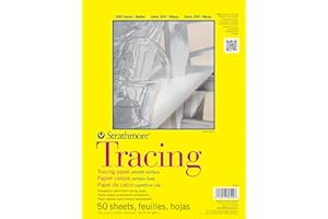 Strathmore 370900 25-Pound 50-Sheet Strathmore Tracing Paper Pad, 9 by 12-Inch