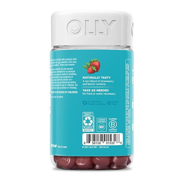 OLLY OLLY GOOD BYE STRESS GUMMIES (84COUNT), 84COUNT