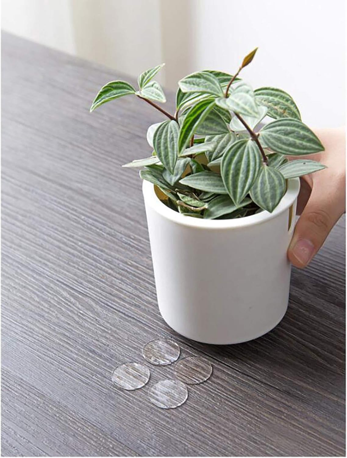 Fodattm Clear Waterproof Double Sided Adhesive Acrylic Film Sticker Super Sticky No-Trace Mounting Tape for Home Decor Office (Round A# - Image 5