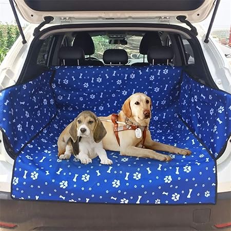 pet carriers oxford fabric paw pattern car pet seat cover dog car back seat carrier waterproof pet mat hammock cushion protector