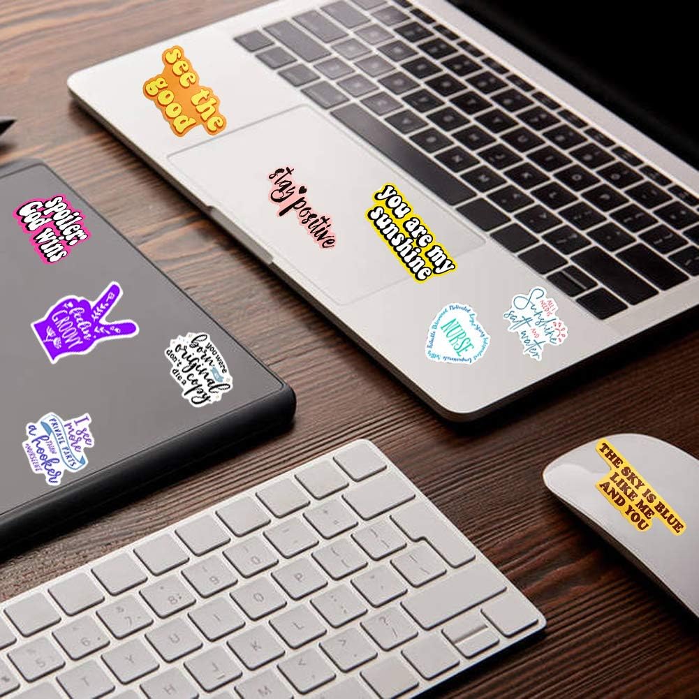 178PCS Inspirational Quote Stickers, Reward Motivational Stickers for Water Bottle Laptops Computers Phone Suitable for Students Teachers Company Employees: Computers & Accessories