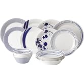 Royal Doulton 1815 Pacific Mixed Patterns 16 Pc Dinnerware Set