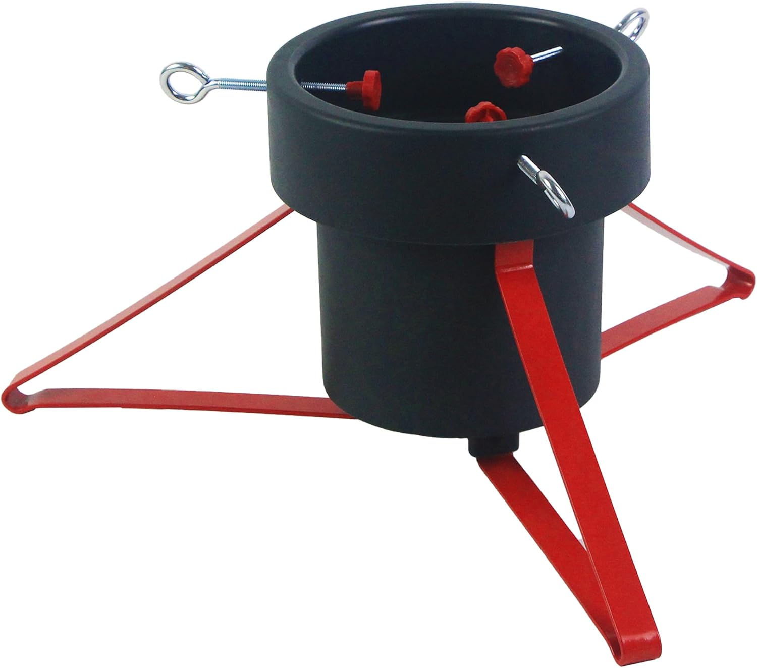 Tree Stands - Foryoudecor Metal Christmas Tree Stand for Live Trees, Xmas Tree Base for Artificial Tree, Modern Christmas Tree Holder for Real Tree Fits for 2 Inch to 5 Inch Trunk (21.0x7.68)