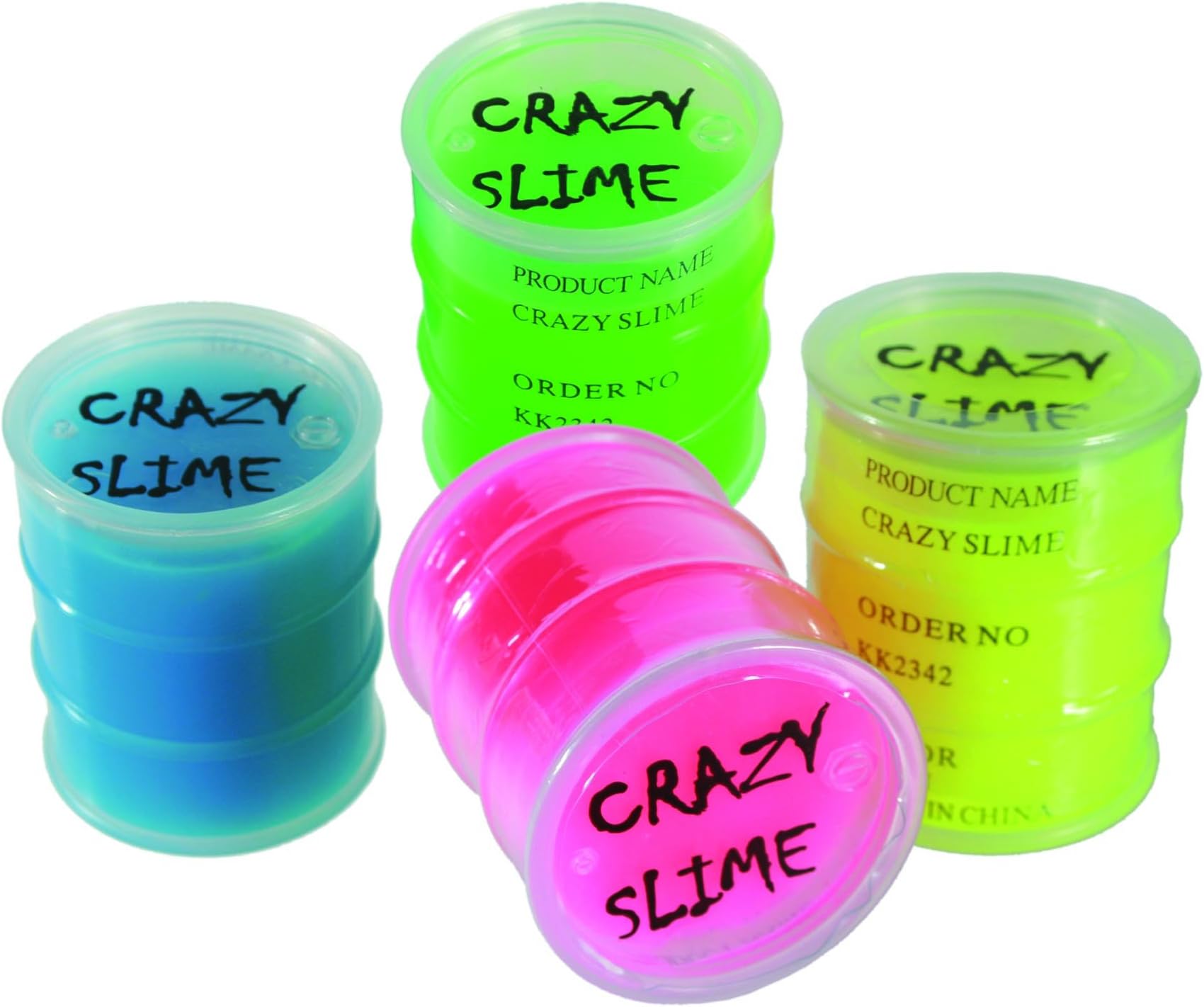 Kenzies Gifts Totally Gross! - Pink Crazy Slime in Oil Barrel - Perfect Stocking Filler Idea For Boys & Girls, Kids, Children Age 5+ - One Supplied