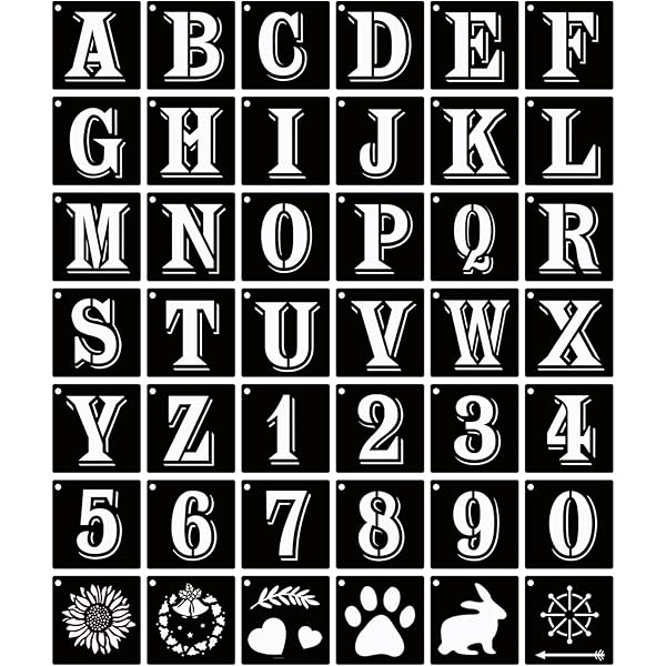 Amazon.com: Sport Varsity Letters Stencil Kit - Reusable - Paint Your Own Wood Signs - Full Alphabet + Numbers Set (3 INCH) : Tools & Home Improvement amazon-com-sport-varsity-letters-stencil-kit-reusable-paint-your-own-wood-signs-full-alphabet-numbers-set-3-inch-tools-home-improvement