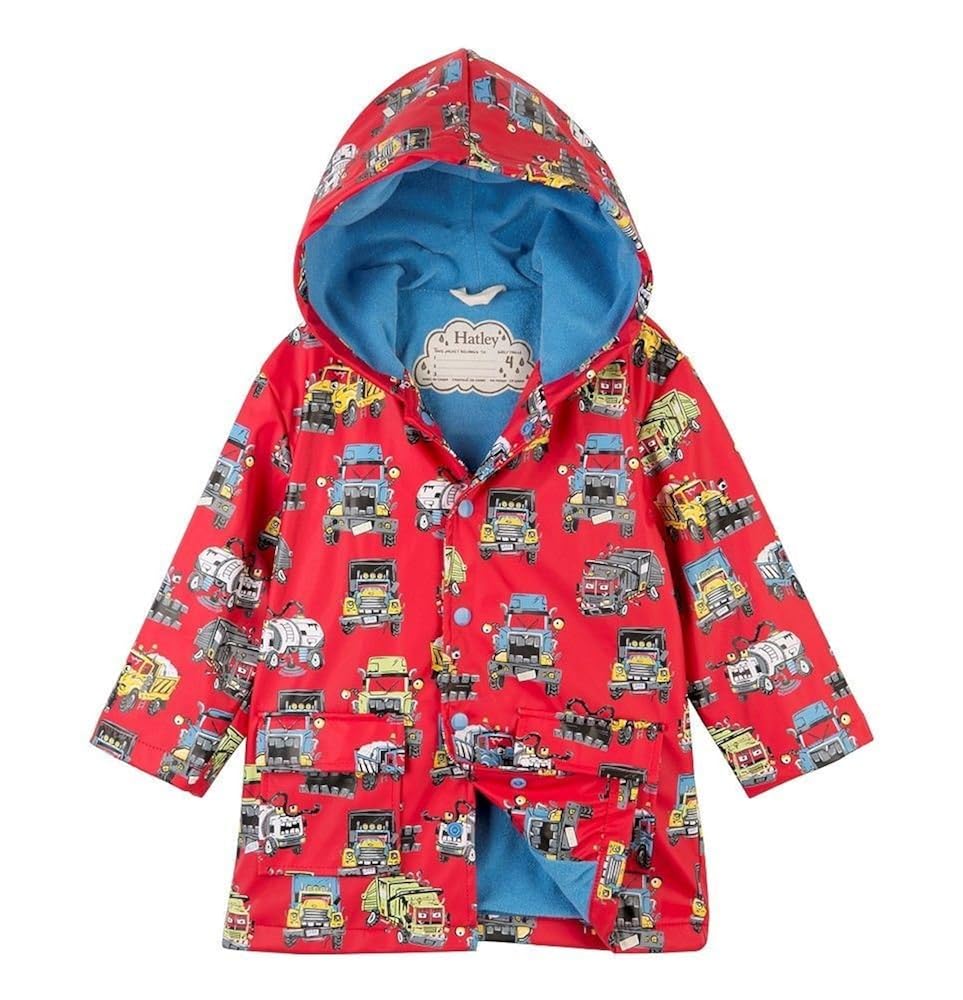 Hatley Boys' Monster Trucks Raincoat