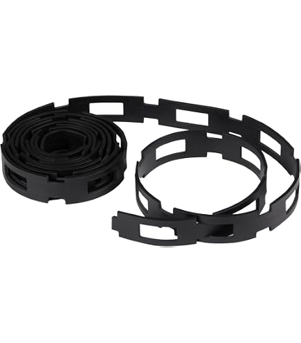 One Stop Outdoor Lock Link – Wiederverwendbarer Pflanzen- & Kabelbinder, 1/2 Zoll, 30,5 M Rolle
