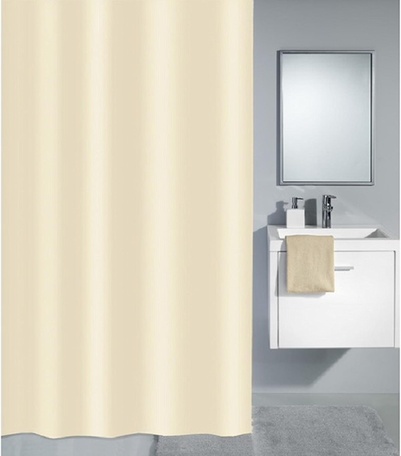 Kleine Wolke Phonix Champagner Vinyl Shower Curtain 71x79