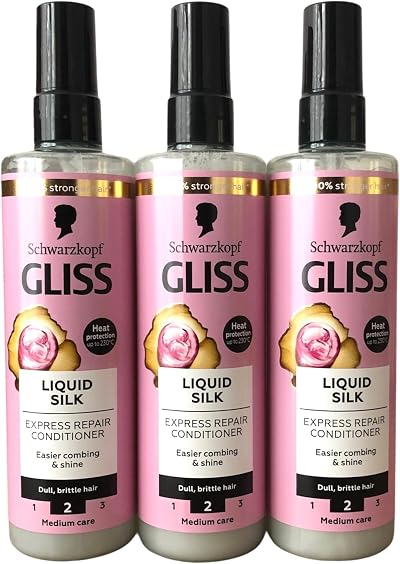 Schwarzkopf Gliss Hair Repair Liquid Silk Express Repair Conditioner 200ml Pack