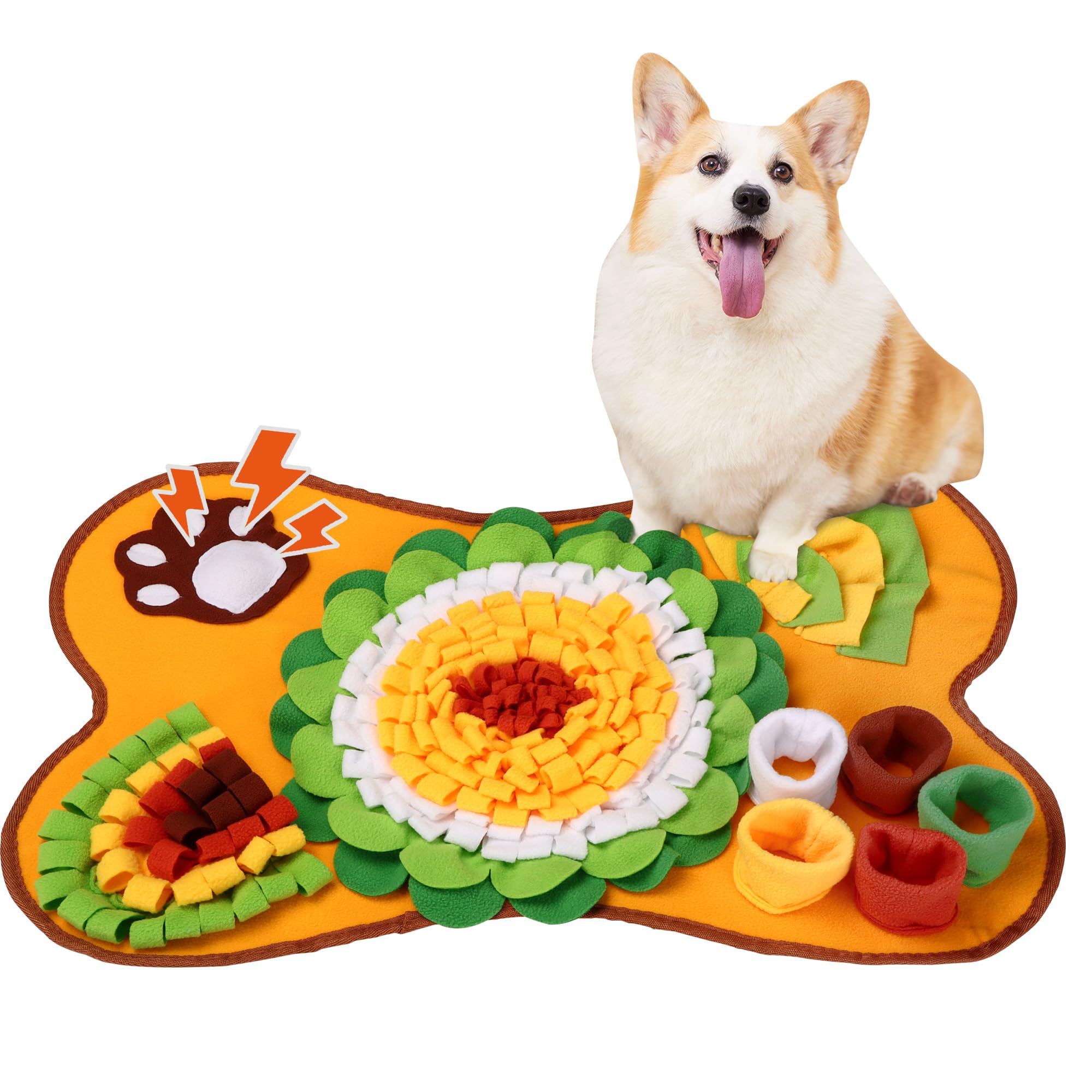 Photo 1 of DiDiBirDi Snuffle Mat for Dogs – Pet Washable Slow Food Toy, Mental Stimulation Mat to Reduce Boredom?24”*16”?