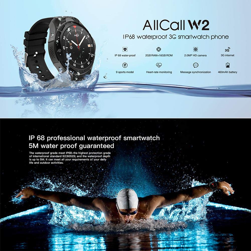 JUNERAIN Allcall W2 IP68 - Reloj Inteligente Deportivo ...