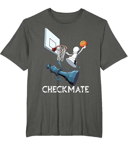 Amazon.com: Checkmate T-Shirt, Men's Big and Tall, Asphalt Grey