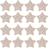 GORGECRAFT 1 Box 16Pcs Star Shaped Rhinestone Buttons Crystal Light Gold Alloy Shank Button Replacement Decorative Buttons for DIY Sewing Crafts Sweater Uniform Jacket Clothing Hat Embellishments