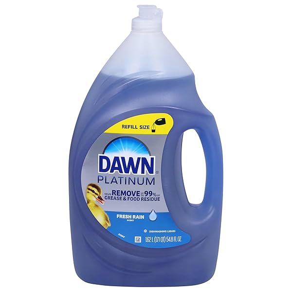 DAWN, DISH SOAP PLATINUM FRESH RAIN, 54.8 FL OZ