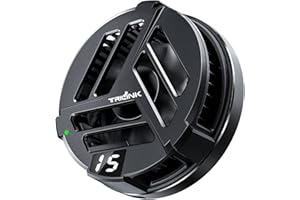 TRILINK Magnetic Phone Cooler with Wireless Charging, Phone Cooling Fan for iPhone/Android/iPad/Tablet - Phone Radiator for Gaming, Compatible with iPhone 12/13 MagSafe -RGB LEDs - Universal Clamp