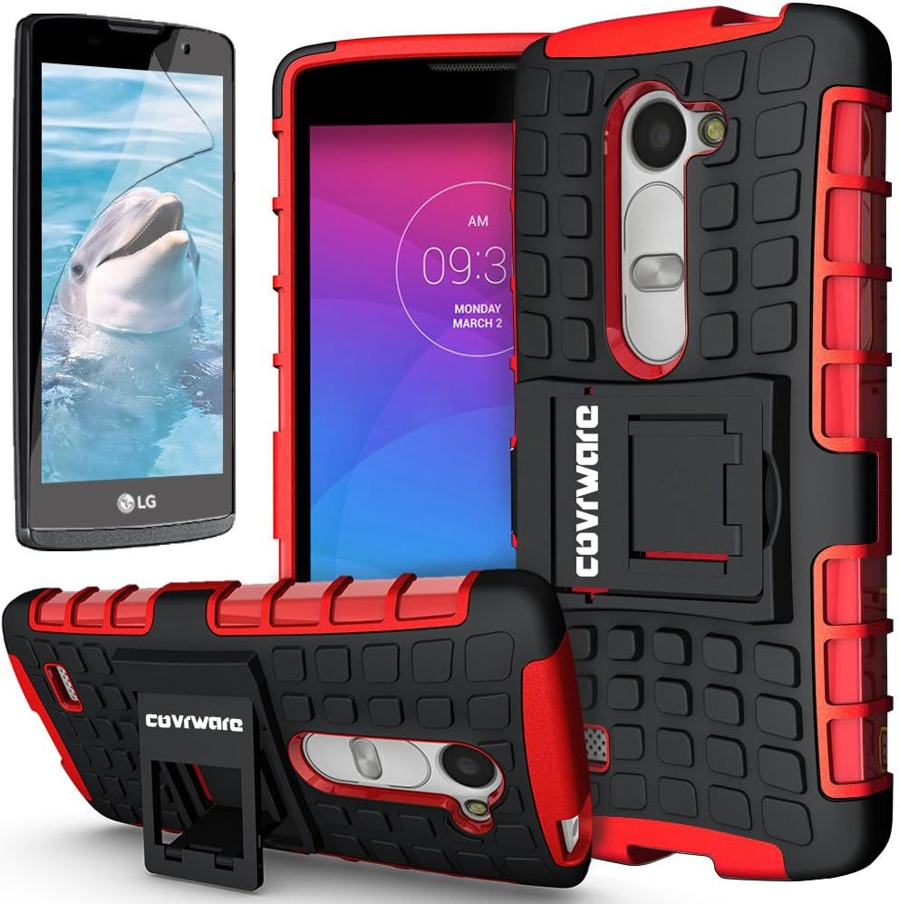 Best lg leon lte case red