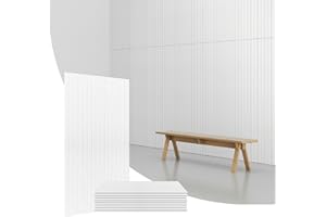 Olanglab Acoustic Wall Panels 10 Pack, 48 x 24 per Acoustic Panels Sound Absorbing, Decorative Sound Panels for Home Studio and Office, White