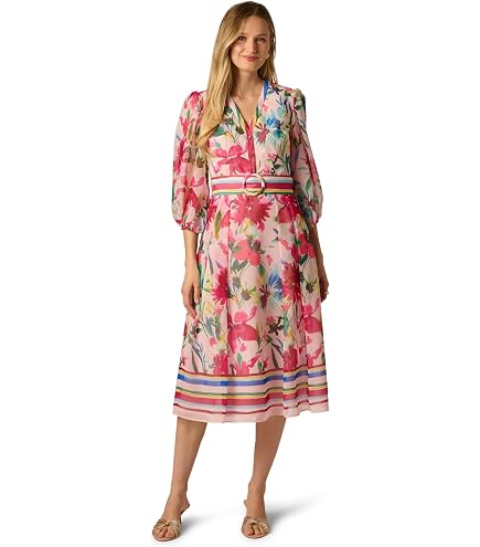 CLUB MONACO Women's Pintuck Midi Shirt Dress, White-Black/Blanc-Noir, 2 at Amazon Women's Clothing store