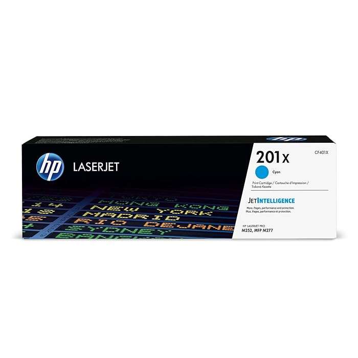 HP 201X | CF401X | Toner Cartridge | Cyan | High Yield HP 201X | CF401X | Toner Cartridge | Cyan | High Yield