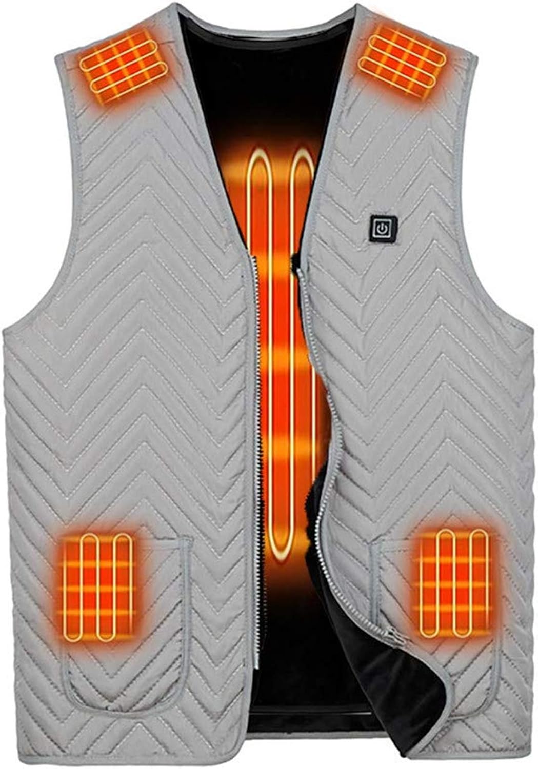 Electric Heated Vest for Men, Unisex USB Heated Vest for Warmer Body