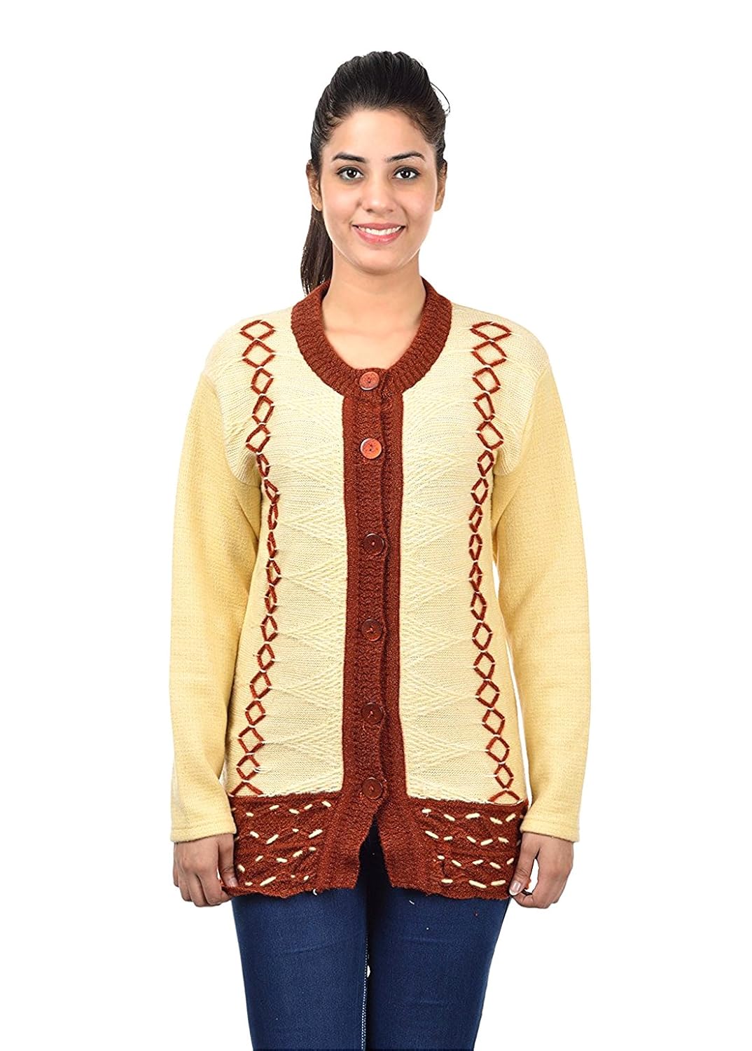 pilot full sleeve long woolen women cardigan