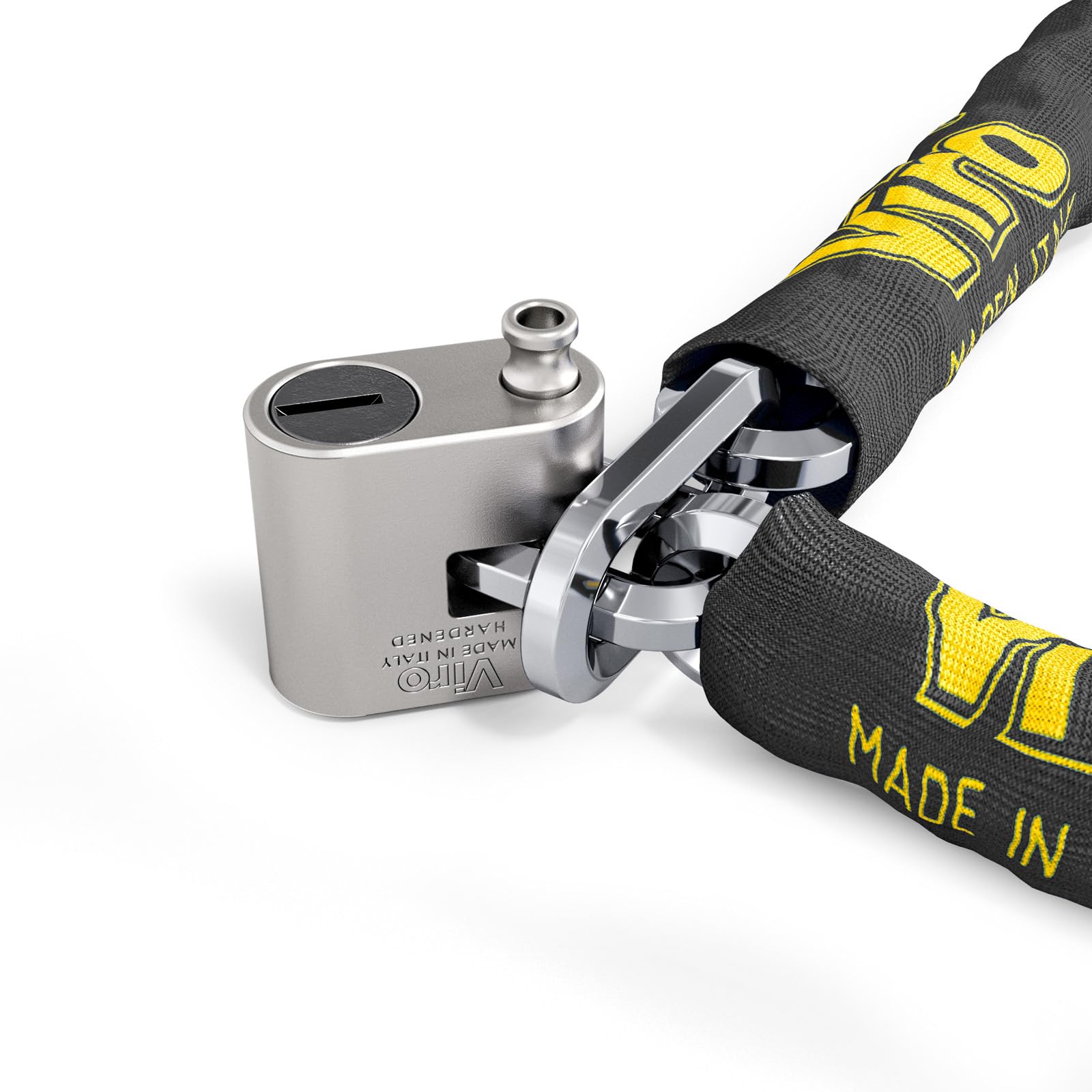 Viro Anti-Theft Moto, Scooter and Bike – "eurothor Padlock with Chain No 4155.150 (150 cm)